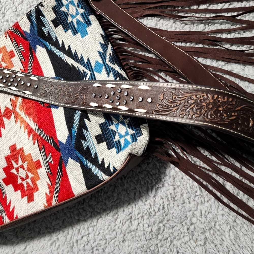 -- - Angel Ranch Fringe Purse - Picture 7 of 12